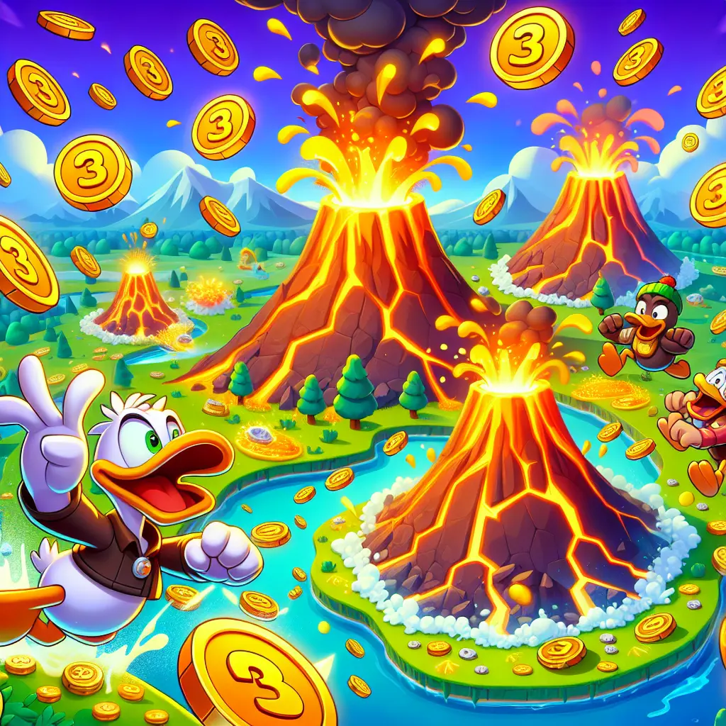 3 Coin Volcanoes slot game